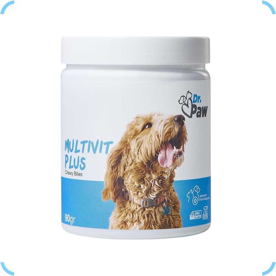 Multivit Plus/Günlük Vitamin İhtiyacı Premium Tablet/Küçük Irk Köpekler İçin (60 adet/90 gr)