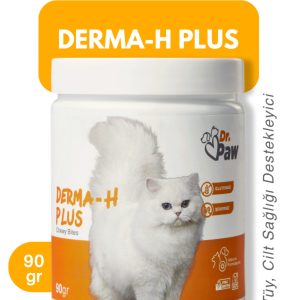 Derma H Plus - Tüy Ve Cilt Sağlığı Destekleyici Çiğnenebilir Tablet, Kediler Için