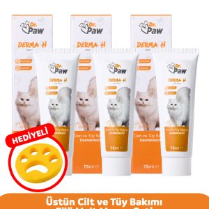 Üstün Cilt Ve Tüy Bakımı 3’lü Malt Macun Seti - Derma H Formülü, Omega 3-6 Ve Biotin Içerikli