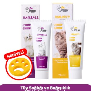 Tüy Sağlığı & Bağışıklık 2’li Malt Macun Seti ve Hairball & Immunity Formüllü